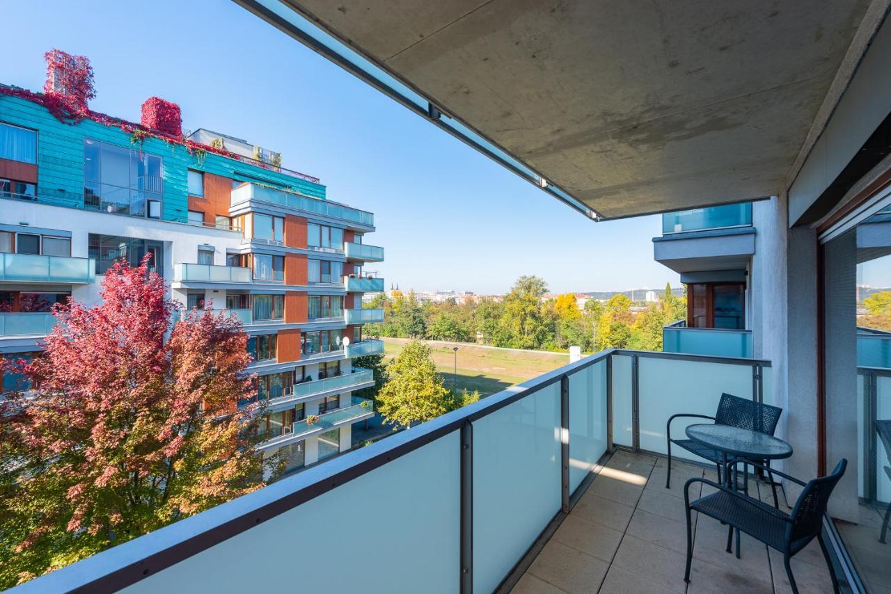 Luxury Apartment River Diamond Residence Praha Eksteriør bilde